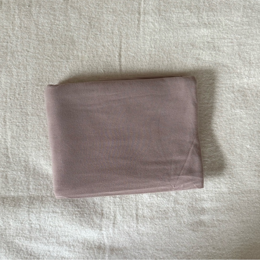 100% cotton Jersey hijab mauve beige